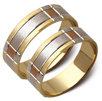 Obrączka ślubna - lux 044